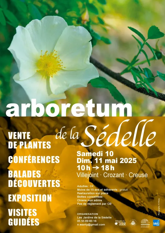 10 &amp; 11 mai 2025, Fête des plantes rares de la Sedelle, Crozant (23) Visuel